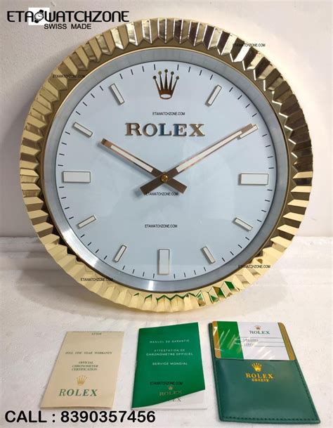 rolex replica wall clock uk|official rolex wall clock.